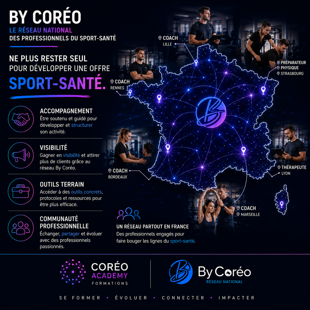 By Coréo : Le réseau national des professionnels du sport-santé