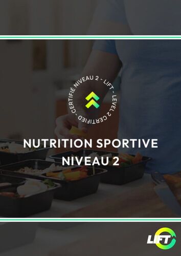 Nutrition Sportive Niveau 2