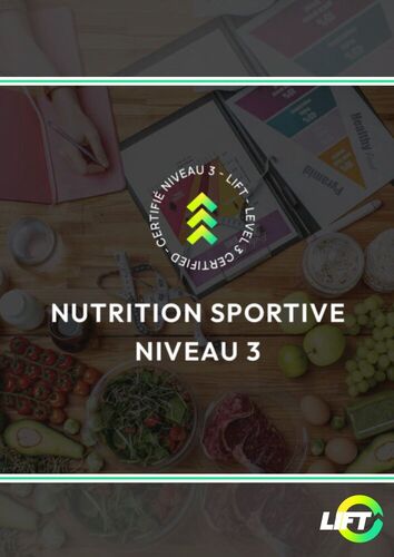 Nutrition Sportive Niveau 3
