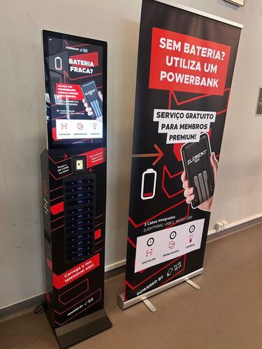 Borne de 24 batteries portable - Option monétisable