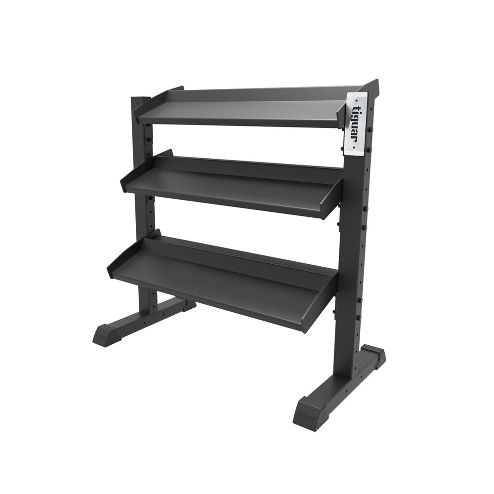 tiguar rack modulaire pour haltère sans bouchons 3 étages
