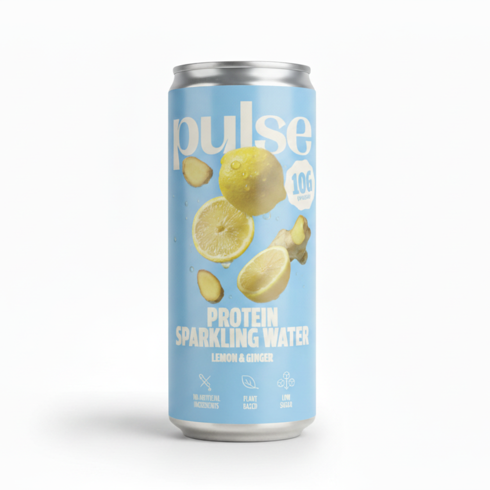 Pulse Protein Eau Pétillante Protéinée Citron Gingembre