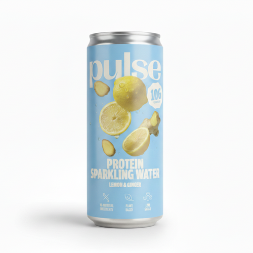 Pulse Protein Eau Pétillante Protéinée Citron Gingembre