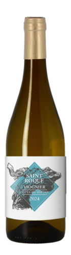 Côtes du Rhône Viognier vin blanc AOC en bouteille 75 cl SAINT-ROQUE