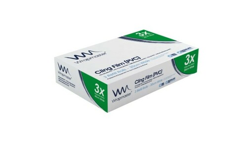 Film étirable alimentaire PVC 30cm x 225m en rouleau pour Wrapmaster COMPACT COFRESCO 