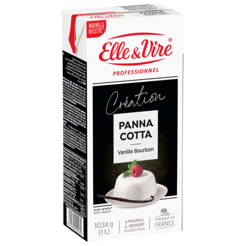 PANNA COTTA VANILLE BOURBON 1L ELLE ET VIRE PRO