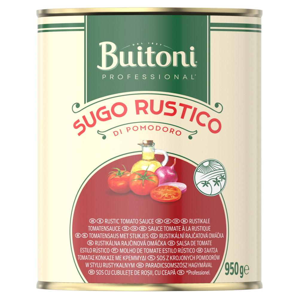327576 BUITONI® Sauce Tomate Rustico - Boîte de 950 g