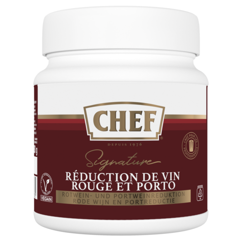 292045 CHEF® Réduction de Vin Rouge et Porto - Pot de 580 g