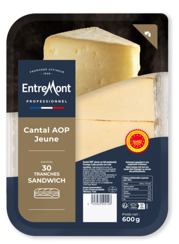 Tranche de cantal 500 gr - réf 298974