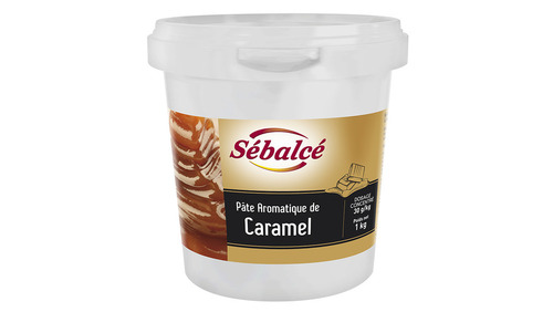 297862 - Pâte aromatique de caramel en seau 1 kg SEBALCE