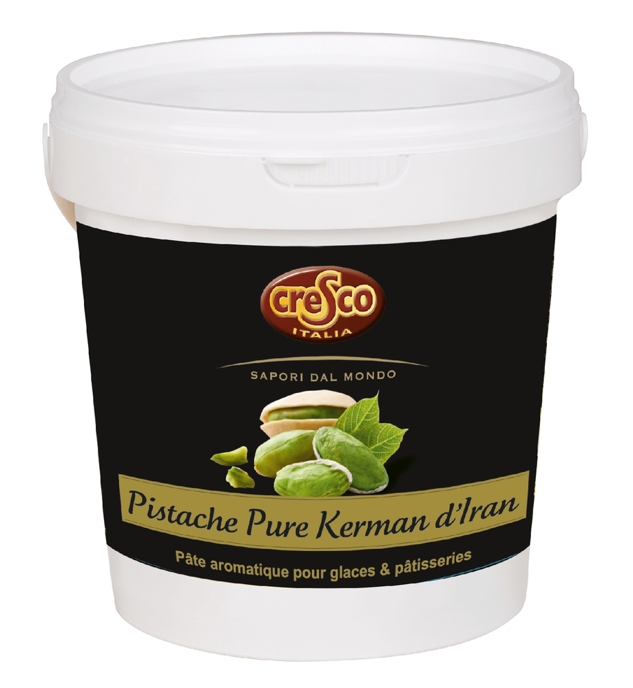 297965 - Pâte à la pistache pure Kerman d'Iran en seau 1 kg CRESCO