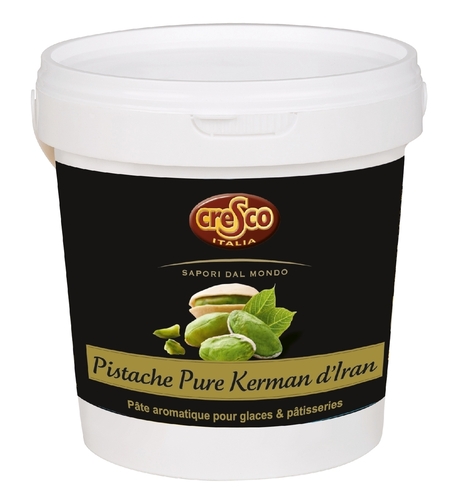 297965 - Pâte à la pistache pure Kerman d'Iran en seau 1 kg CRESCO