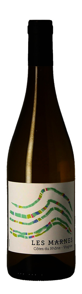 299553 - Côtes du Rhône Viognier vin blanc AOC en bouteille 75 cl LES MARNES