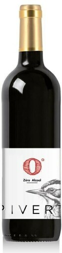 309080 - Vin rouge sans alcool en bouteille 75 cl PIVERT