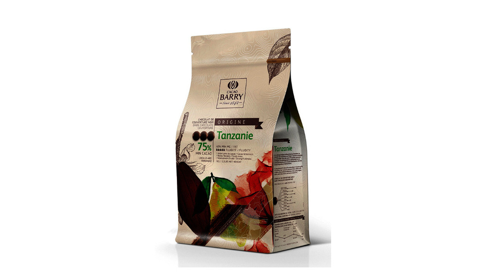 137349 - Chocolat noir Tanzanie 75% de cacao en pistoles en sachet 1 kg CACAO BARRY