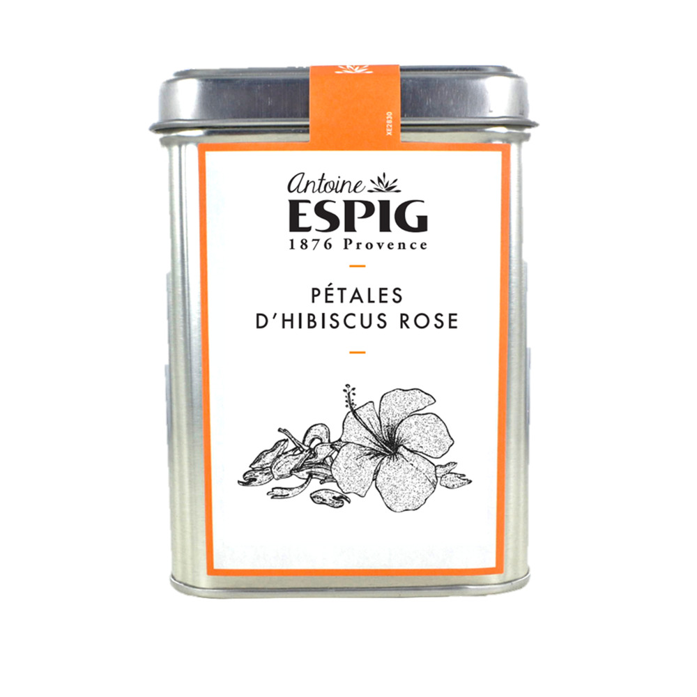 318280 - Pétale d'hibiscus rose en boîte 70 g ESPIG