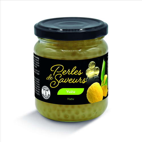 94381 - Perles de jus de yuzu en pot 200g PERLES DE SAVEURS