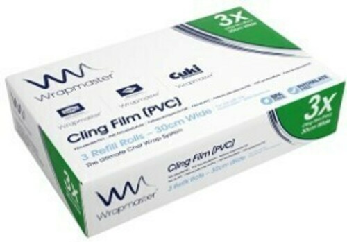 329335 - Film étirable alimentaire PVC 30cm x 300m en rouleau pour Wrapmaster 3000 WRAPMASTER
