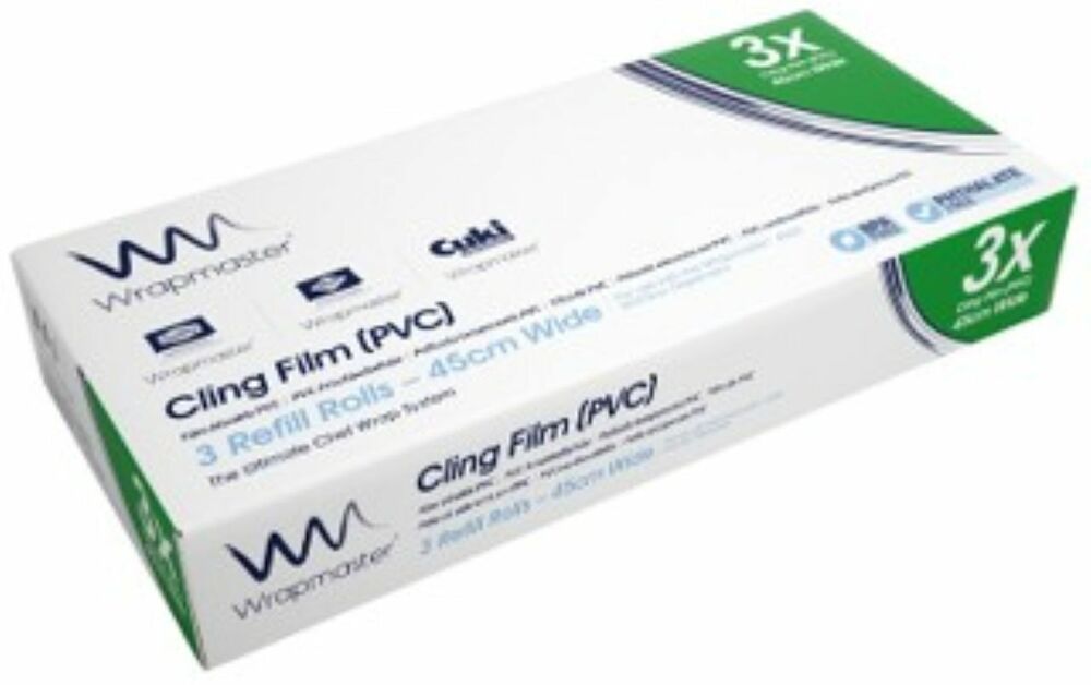 329280 - Film étirable alimentaire PVC 45cm x 300m en rouleau pour Wrapmaster 4500 WRAPMASTER CORESCO