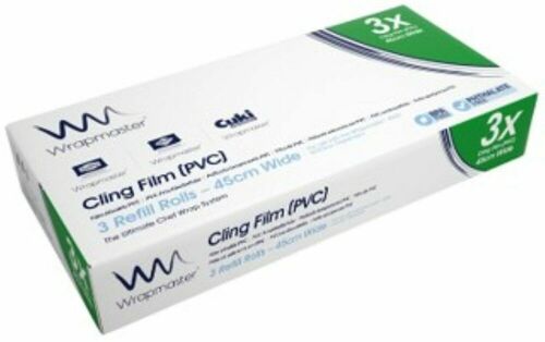 329280 - Film étirable alimentaire PVC 45cm x 300m en rouleau pour Wrapmaster 4500 WRAPMASTER CORESCO