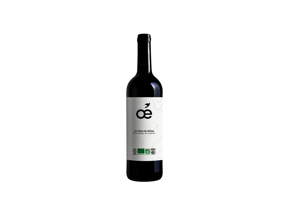 291342 Côtes du Rhône rouge AOC BIO en bouteille 75 cl OE