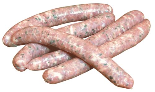 Chipolatas aux herbes Qualité supérieure 22x 65 gr (code SAP 243807)