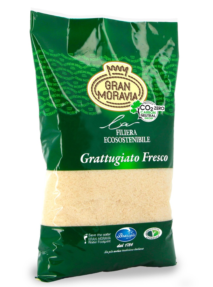 GRAN MORAVIA – Fromage à pâte dure, râpé, 1 kg