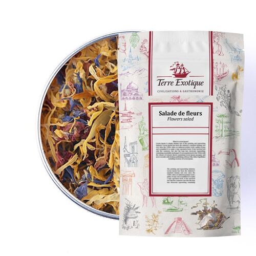 Salade de fleurs 100g