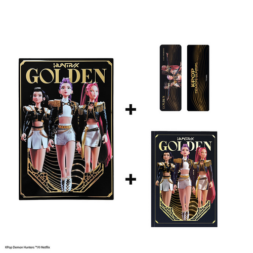 Pack poster en aluminium - Golden - KPop Demon Hunters