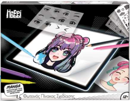 Atelier de dessin MANGA avec tablette lumineuse