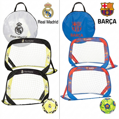 Set de football Pop-up Real Madrid et FC Barcelone