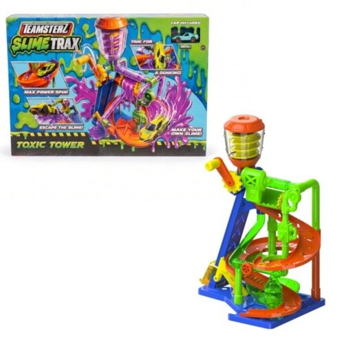 Teamsterz SlimeTrax Toxic Tower with 1 Car and Slime