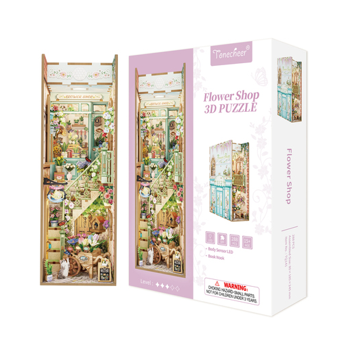 Flower Shop | DIY 3D-Puzzle Book Nook