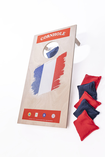 JEU DU CORNHOLE - 1 Planche et 8 sacs en tissu
