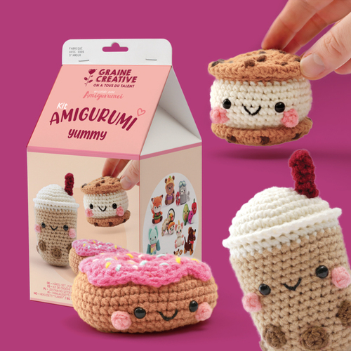 Kit DIY crochet amigurumis Yummy