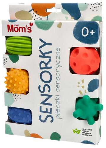 Balles sensorielles pastel 5 pcs