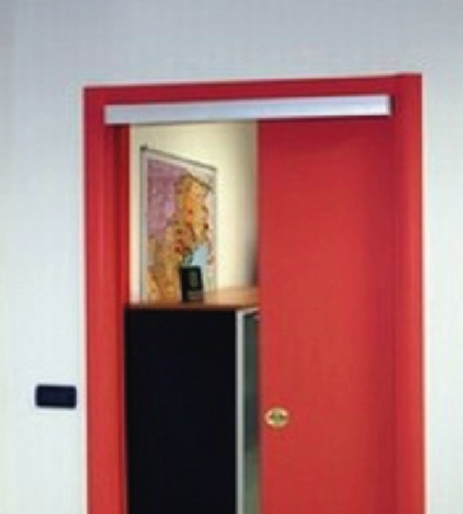 Motorisation de porte coulissante à galandage