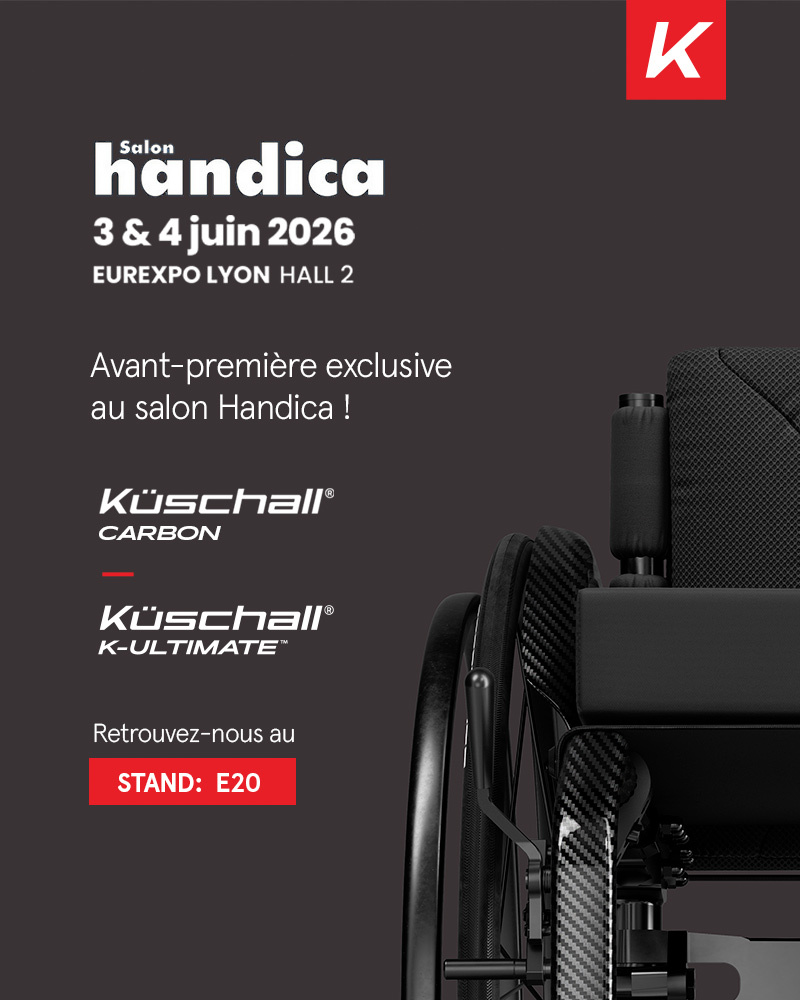Nouveautés Küschall en avant-première sur HANDICA