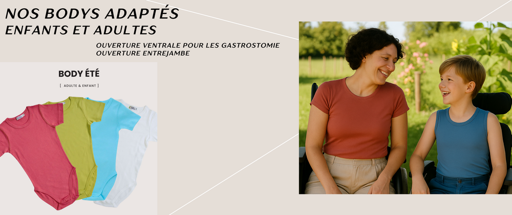 BODYS ADULTES ET ENFANTS SPÉCIAL CORSET OU GASTROSTOMIE