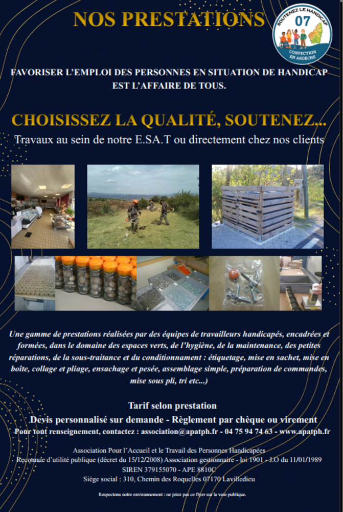 NOS PRESTATIONS