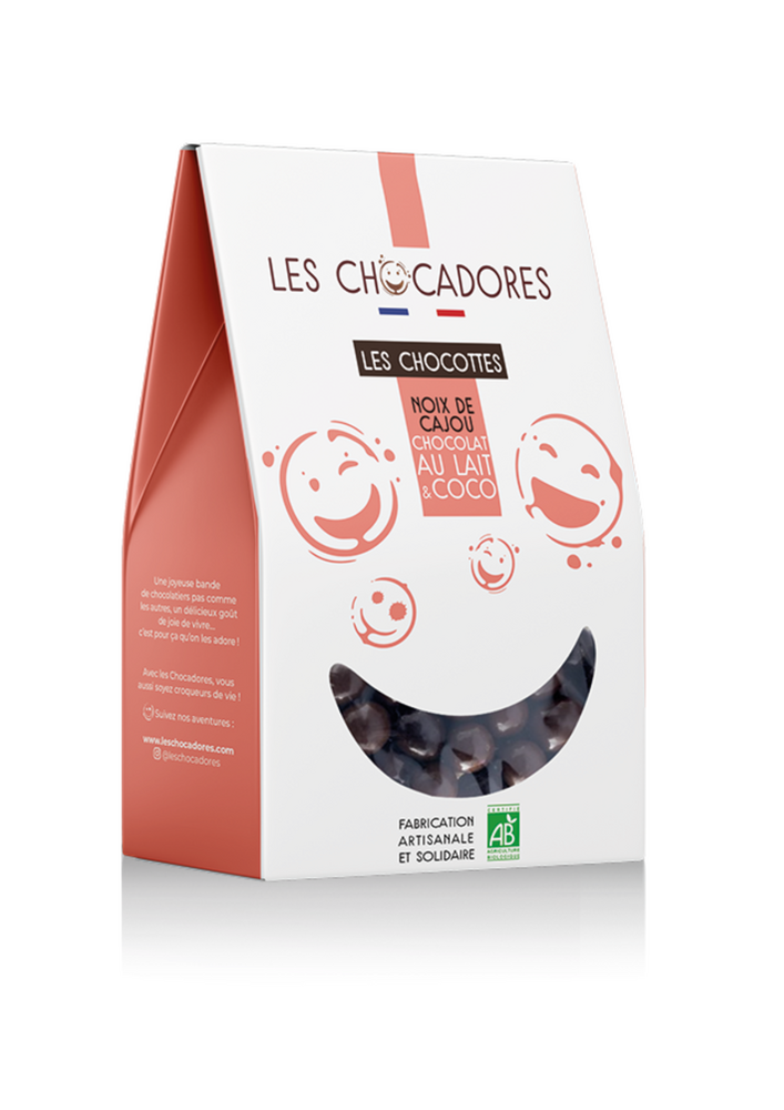 CHOCOTTES noix de cajou chocolat au lait 