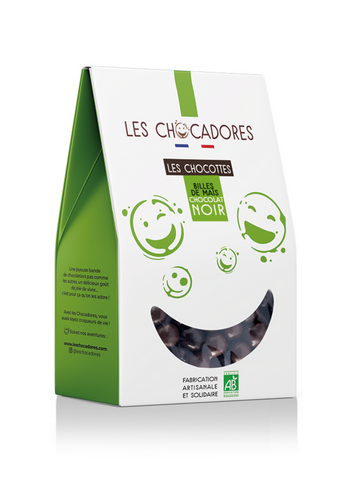 CHOCOTTES billes de maïs chocolat noir