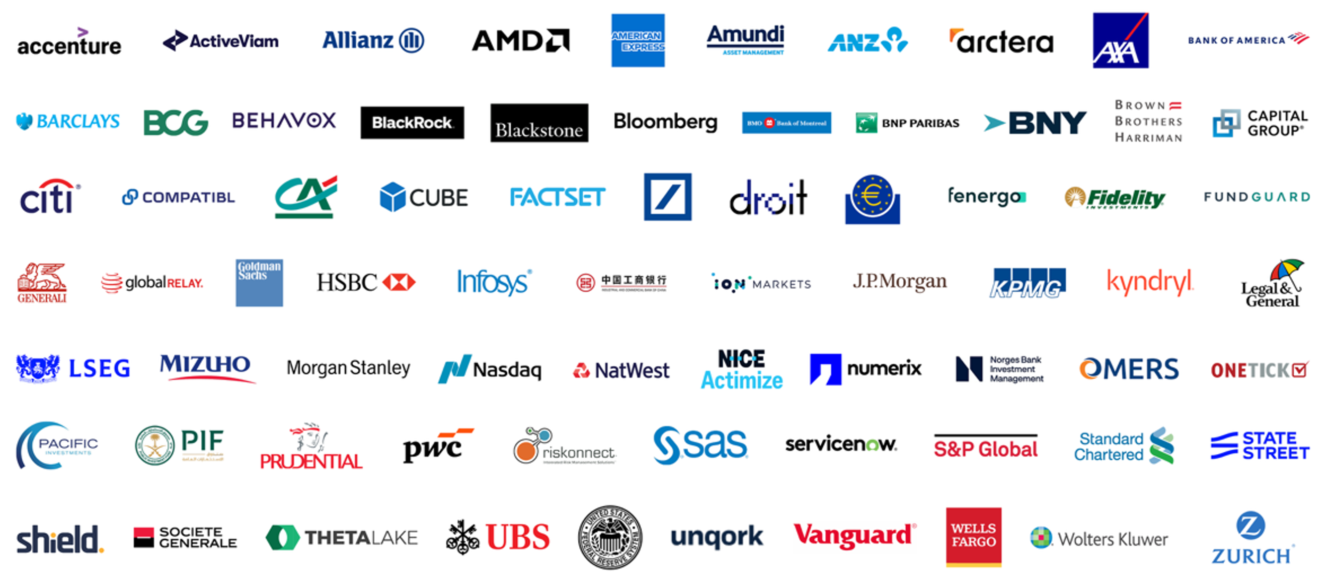 Risk & Markets Show previous sponsors and delegates