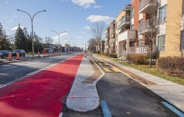 [VAÉ fourni] visite terrain - infrastructures cyclables de Montréal secteur Nord (matin)