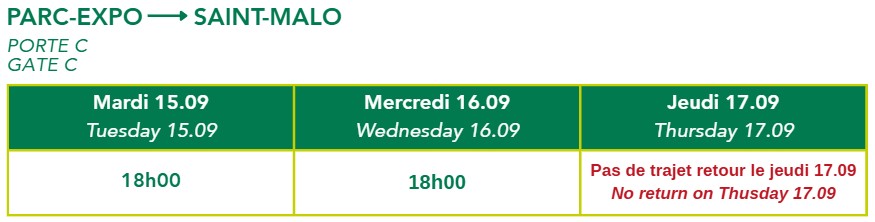 Parc-Expo vers Saint-Malo