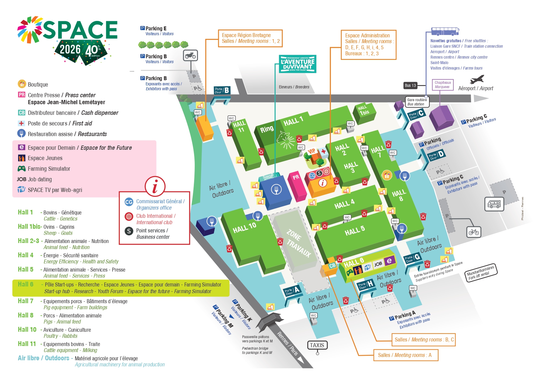 Plan du Salon