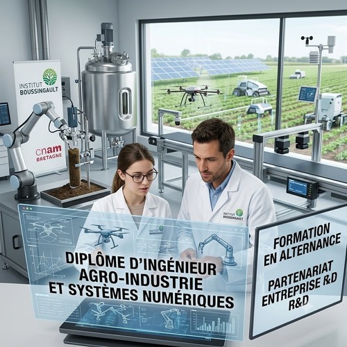 Diplôme d'Ingénieur Agro-industrie & Systèmes Numériques (Alternance)