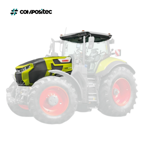 Capot et toit de tracteur 