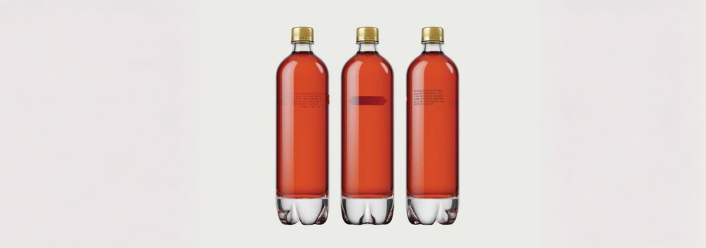 Estal adopts the silhouette of a PET soda bottle