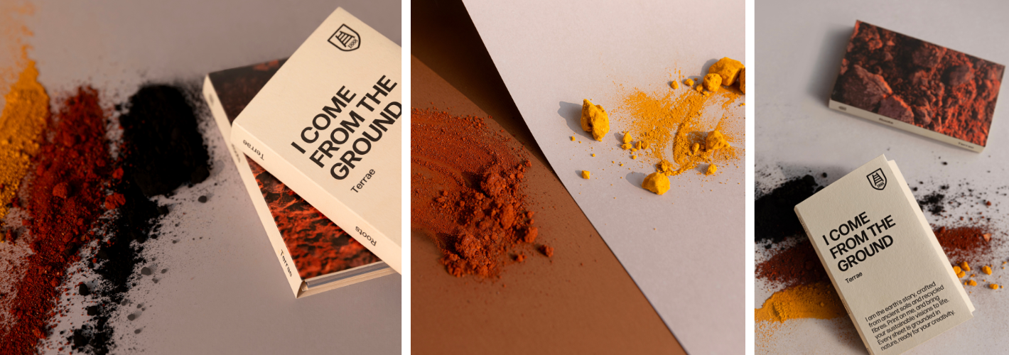 Céline Bertuzzi from Fedrigoni introduces Terrae: the paper born from the earth for a sustainable future